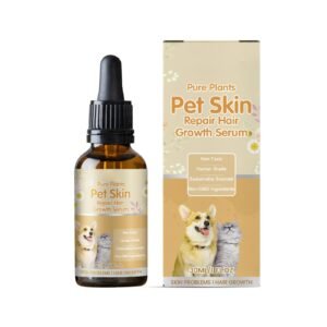 Pet Skin Repair Serum - Natural Hair Growth Solution for Dogs & Cats - 30ml Vegan Formula