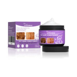 Pet Hair Conditioner - Detangling & Moisturizing for Dogs & Cats - 50ml Frizz-Free Shine