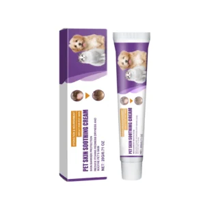 Pet Skin Soothing Cream for Dogs & Cats - Itch Relief Balm for Dry, Irritated Skin - Herbal Paw Lotion, 20g