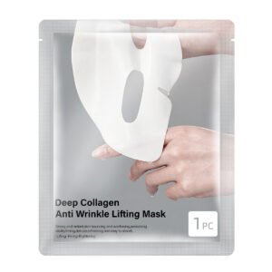 Collagen Face Mask for Lifting & Tightening – Anti-Wrinkle Sheet Mask, Deep Hydration, Pore Refining-1pc Pack